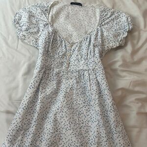 Brandy Melville Blue, Floral Baby Doll dress